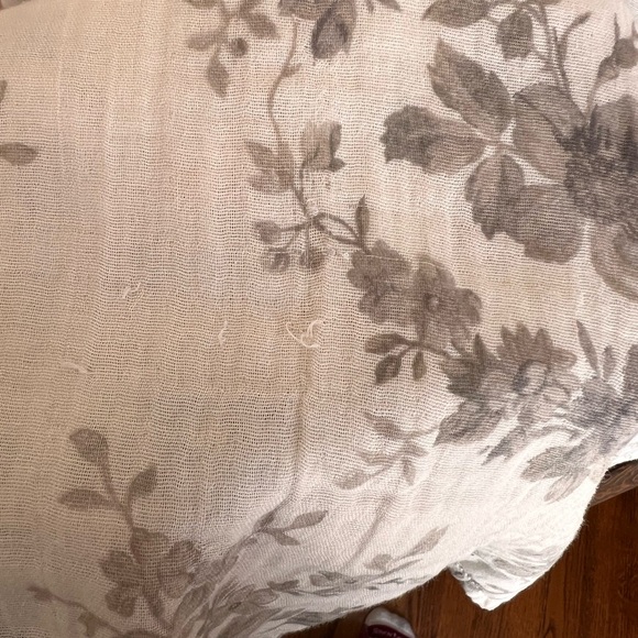 Ralph Lauren Denim & Supply Cream with Taupe Floral Button Down Shirt - Picture 5 of 5